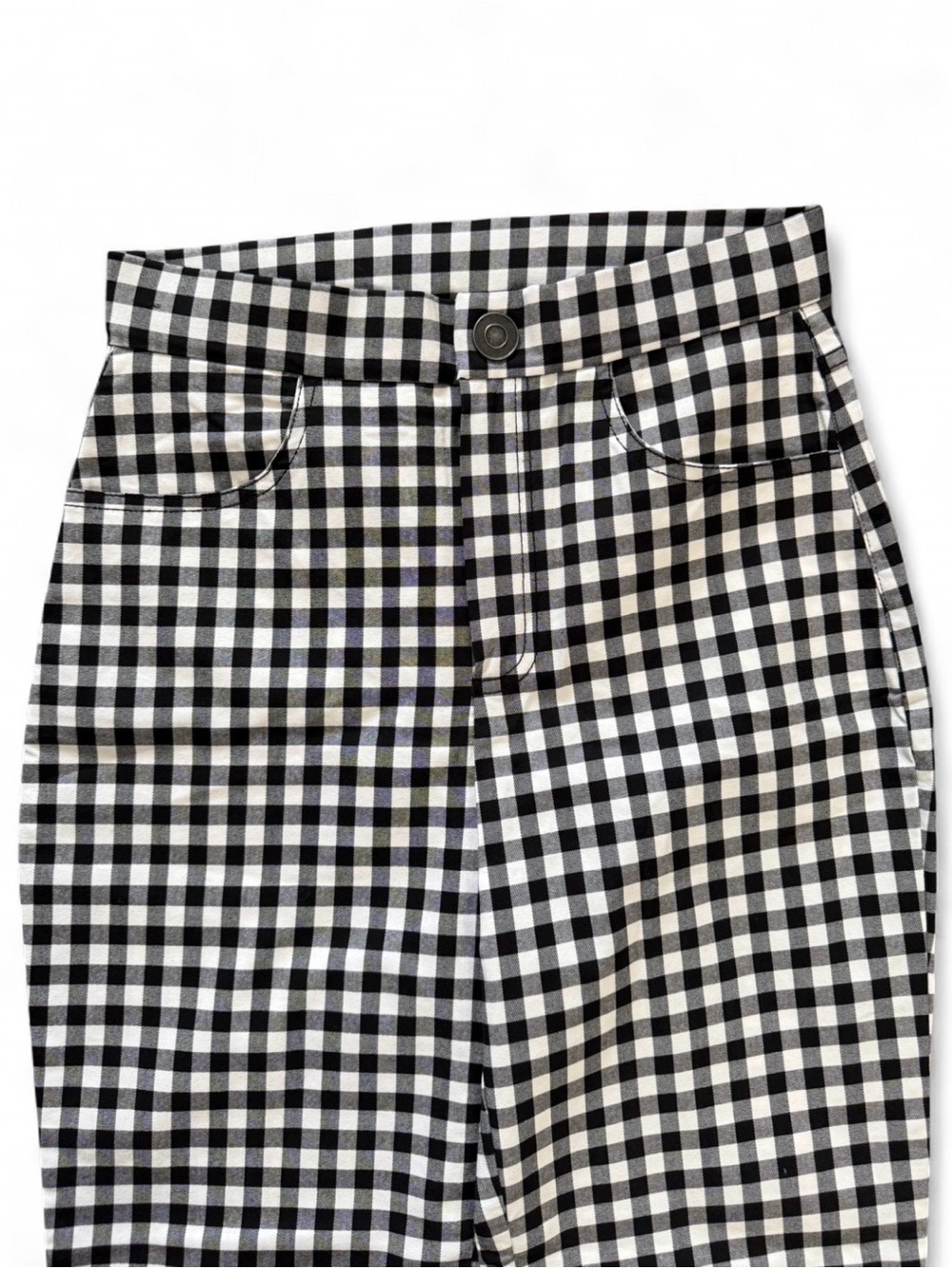 Free People Gingham Pants - Picture 2 of 5